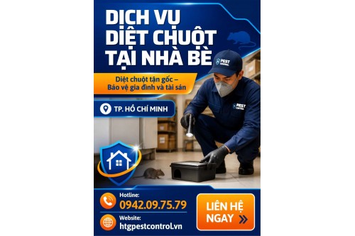Dịch vụ diệt chuột tại Nhà Bè TP.HCM,Uy tín chuyên nghiệp giá rẻ