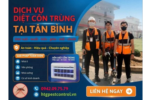 Dịch vụ diệt côn trùng tại Tân Bình TP.HCM,Uy tín chuyên nghiệp giá rẻ