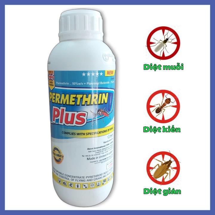 Thuốc Phun Diệt Muỗi Diệt Côn Trùng Permethrin Plus